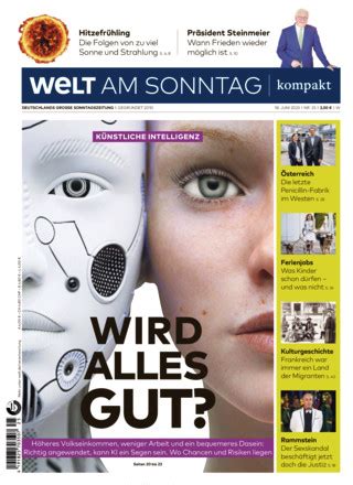 Welt Am Sonntag Kompakt Zeitung Im Ikiosk Lesen