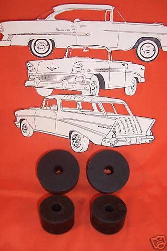 Purchase 1955 56 57 Chevy Motor Mounts Front V8 Or 6 Belair Sedan Wagon Hardtop Nomad Set In