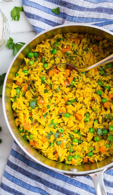 Turmeric Rice Healthy Yellow Rice