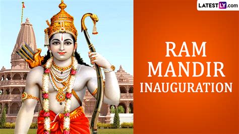 India News | Full Schedule of Ram Mandir Inauguration Events: Know All ...