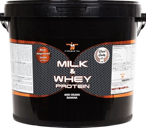 Milk Whey Prote Ne Banana Gram M Double You Whey Protein