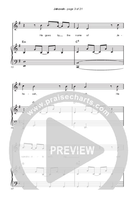 Jehovah Sing It Now Octavo Sheet Music Pdf Elevation Worship Chris