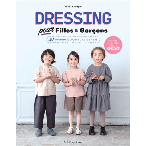 Dressing pour filles garçons livre couture enfant avec patrons