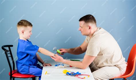 Premium Photo Child Care Careful Pediatrician Check Health Of Kid