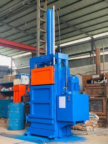 Mild Steel Fabricated Hp Hydraulic Pet Bottle Baling Machine