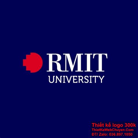 RMIT Logo , THIẾT KẾ LOGO 300K 500K ĐẸP CHUYÊN NGHIỆP