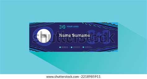 Abstract Artwork Linkedin Banner Design Concept Stock Vector (Royalty Free) 2218985911 ...