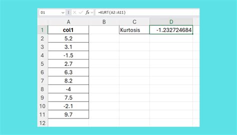 How To Use KURT Function In Excel Sheetaki