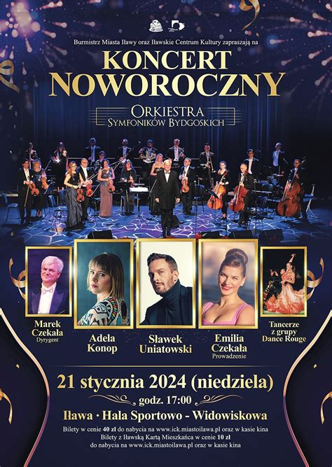 Iławski Koncert Noworoczny 2024 odbędzie się 21 stycznia Właśnie