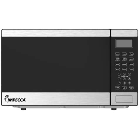 09 Cu Ft Countertop Microwave Oven Stainless Steel