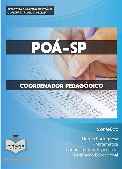 Apostila Po Coordenador Pedag Gico Aprove Apostilas