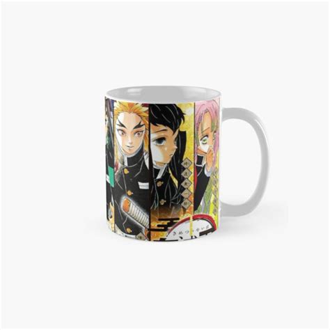 Caneca Anime Demon Slayer Hashiras Shopee Brasil