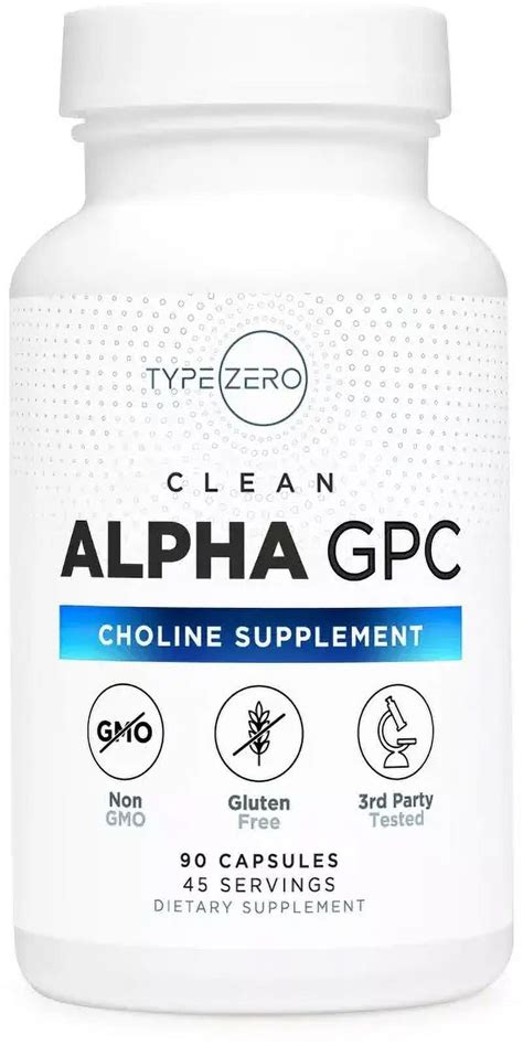 Alpha Gpc Vegetarian Capsules Non Gmo Walmart