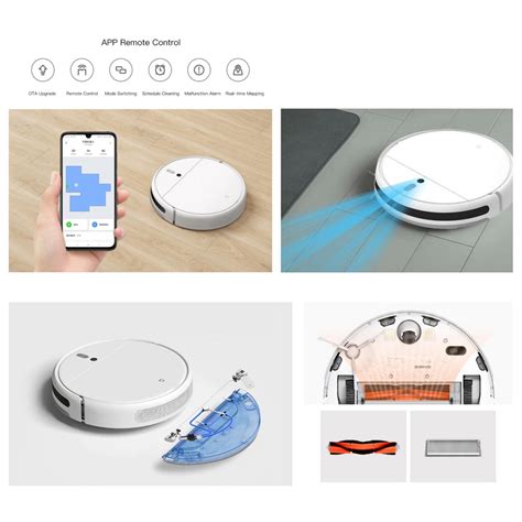 Xiaomi Mi C Akilli Robot S P Rge Ve Vacuum Mop Wifi App Uzaktan