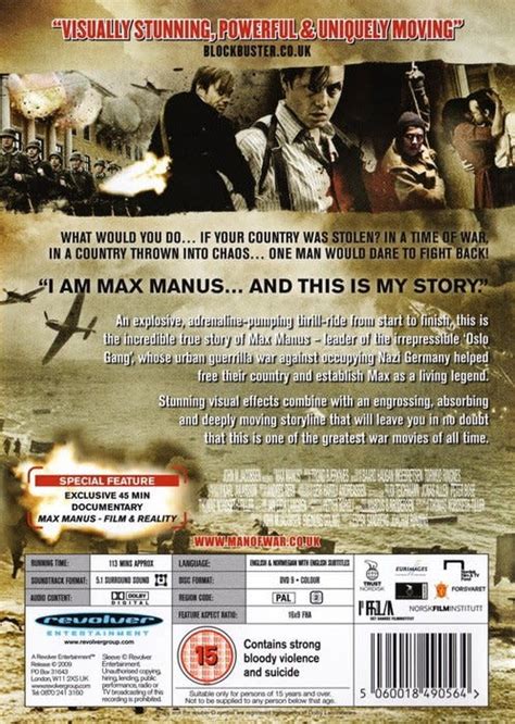 Movies Max Manus Man Of War Dvd Was Sold For R On