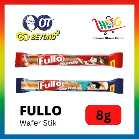 Jual Fullo Box Wafer Roll All Varian 8 Gr 1 PCS Shopee Indonesia