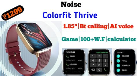 Noise Thrive Smartwatch Noise Colorfit Thrive Smartwatch Review