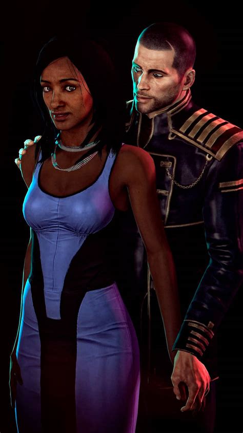 Mass Effect Maya Brooks And Shepard By Haestromsfm On Deviantart