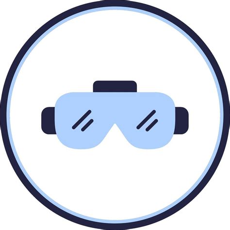 Goggles Flat Circle Icon 43609802 Vector Art At Vecteezy