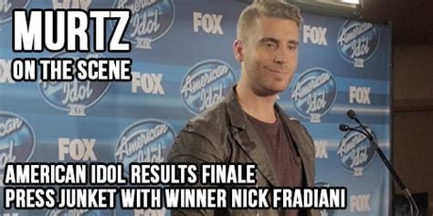 American Idol 2015 Results Finale – Interview With Winner Nick Fradiani ...