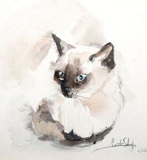 Pin De Jan Jansky En WISHY WASHY WATERCOLORS Gato De Acuarela