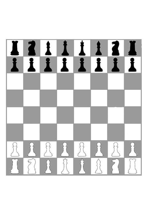 Раскраски шахматные, Раскраска Шахматные фигуры Шахматы.