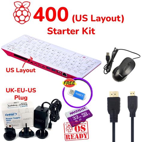 Raspberry Pi 400 Keyboard Computer And Kits