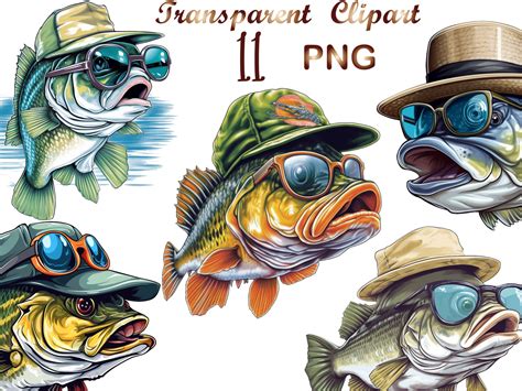 Funny Easter Bass Fish Png Saltwater Fish Clipart Bass Fish Easter