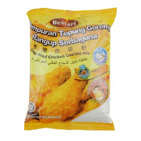 Bestari Crispy Fried Chicken Coating Mix Original 1kg Shopee Malaysia