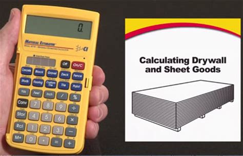 Construction Calculator : Building Materials Estimating Calculator