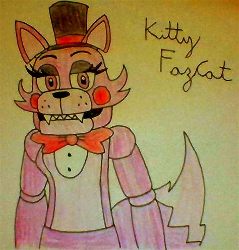 Kitty Fazcat Fanart 🎩🐱💜 Fandom