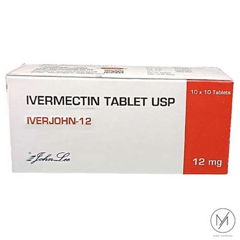 Iverjohn 12 Ivermectin 12mg Tablets At Rs 49 Stripe Covid 19 In Durg