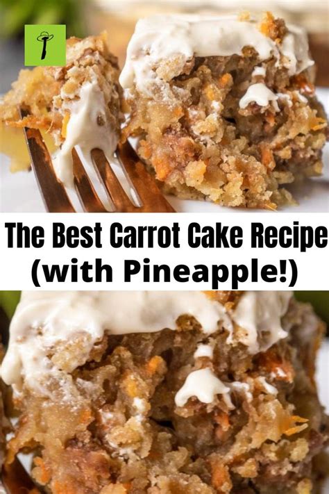 The Best Carrot Cake Recipe With Pineapple Recipemagik Recipe