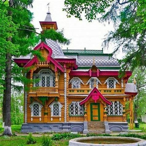 dacha | ferrebeekeeper | Architecture house, Russian architecture ...