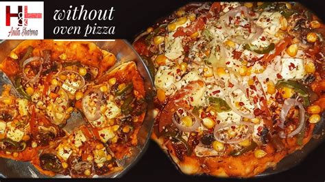 Without Oven Pizza Recipe Pizza In Kadhai Healthy Life Tasty Food