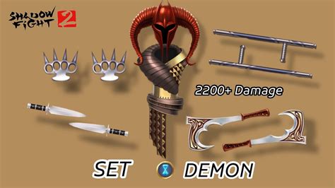 Shadow Fight Underworld Set Demon Vs Bosses Tiers Ios