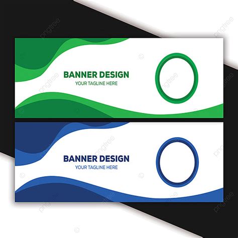 Blue And Green Banner Design Template Download On Pngtree