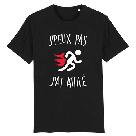 T Shirt Homme J peux pas j ai athlé en 2022 T shirt Pot de départ