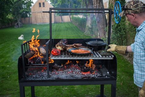 Usa Made 48 Argentine Wood Fired Parrilla Asado Grill Full Sized Etsy Bbq Grill Design