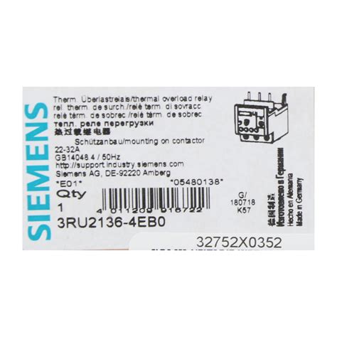 Siemens 3RU2136-4EB0 | Maxodeals