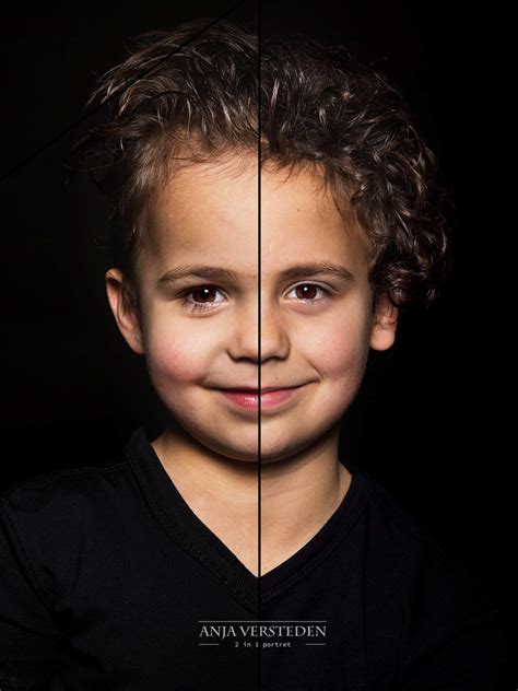 Twee Gezichten In Een Foto Dubbelportret Anja Versteden Fotografie