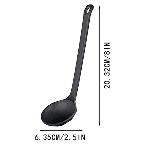 Buy Matt Black Long Handle Ramen Spoon Katachiware