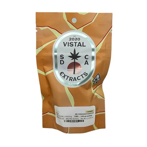 VISTAL EXTRACTS E85 HYBRID THC 83 0 1 GRAM SUGAR DIAMONDS