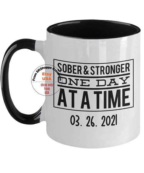 Alcohol Recovery Sobriety Novelty Coffee Mug Designed Ts Sober T