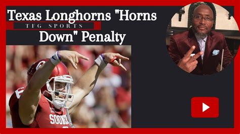 Texas Longhorns “Horns Down” penalty