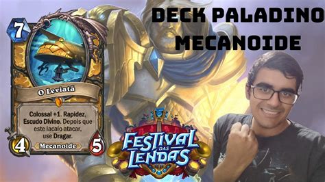 PALADINO DE MECANOIDE MUITO BARATO FESTIVAL DAS LENDAS HEARTHSTONE