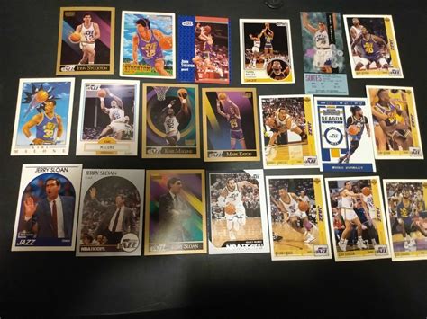 Utah Jazz 20 Card Lot Including 12 10 16 Utah Jazz Game Ticket Gordon