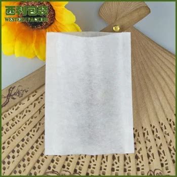 Unbleached Wood Pulp Food Grade Heat Seal Tea Bag And Coffee Bag Filter