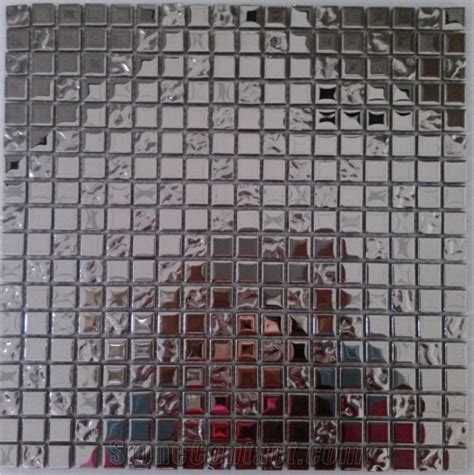 15x15mm Galvanized Glass Mosaic Tile From China