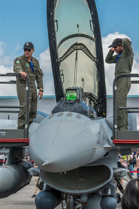 Avions De Combat De L Arm E De L Air De Singapour Rsaf Image Stock